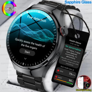 2025 New For Huawei Health micro examination Smart Watch Men ECG+PPG Blood fat Uric acid Bluetooth call Organ monitor Smartwatch