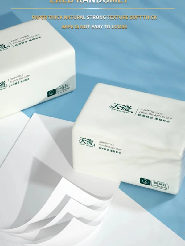 30 Packs Full Case of 200 Sheets of Toilet Paper Wholesale Log Napkins Embossed Facial Tissue Paper Household Paper Towels