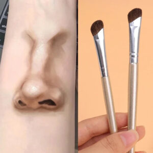 Flat Angled Nose Shadow Makeup Brushes Professional Soft Eyeshadow Nose Contouring Brushes Professional Beauty Cosmetics Tools