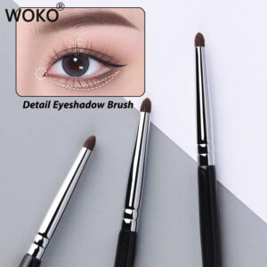 Detail Eye Shadow Brush Makeup Brush Smudge Eyeliner Smudge Brush Horse Hair Round Head Precise Eyeshadow Makeup Tool