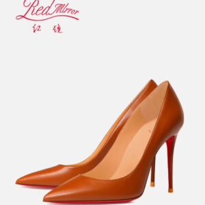 Red Shiny Sole Pumps Real Leather Matte Pointed toe Shallow Mouth Women&apos;s High heels Black White Ladies High Heels Prom Shoes