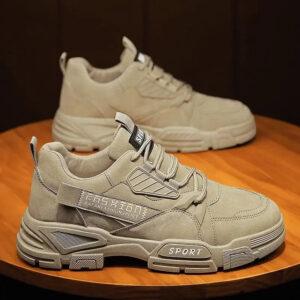 Men&apos;s Sneakers Waterproof Work Boots Workwear Shoes Thick Soled Plush Cold Resistant Lace Up Anti Slip Cotton Shoes 2024