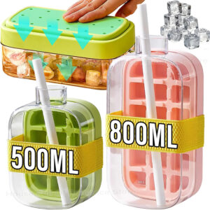 500/800ML Ice Cube Maker Kettle Integrated Easy Press Release Ice Cube Molds Summer Kitchen Bar DIY Iced Cocktail Freeze Tool