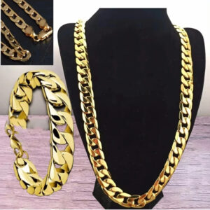 Special offer 18K gold Necklaces 925 Stamp Silver color Classic 8MM50CM sideways chain for Men woman fine Jewelrys Wedding party