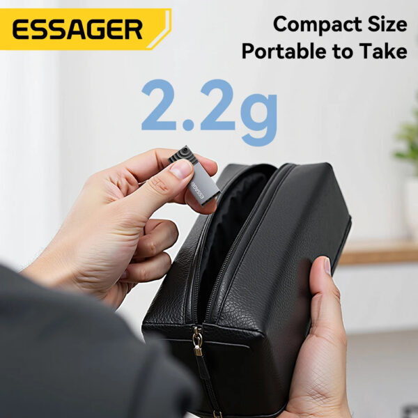 Essager 2 in 1 Card Reader Type C & USB2.0 to Micro SD/TF Memory Card Device High Speed Cardreader for Phone Laptop Accessories